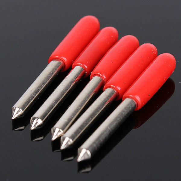 DuraCut 5pc 45° Vinyl Hole Saw Cemented Carbide Blade for Roland Plotter